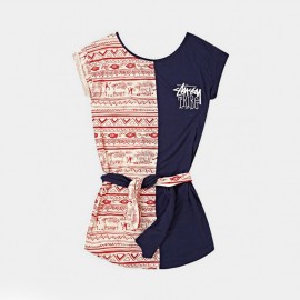 Tribe Dress Navy