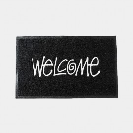 PVC Welcome Mat Black