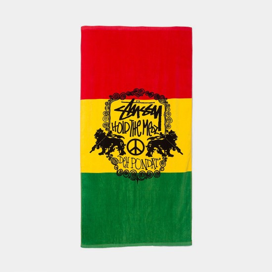 Hold The Medz Towel Rasta