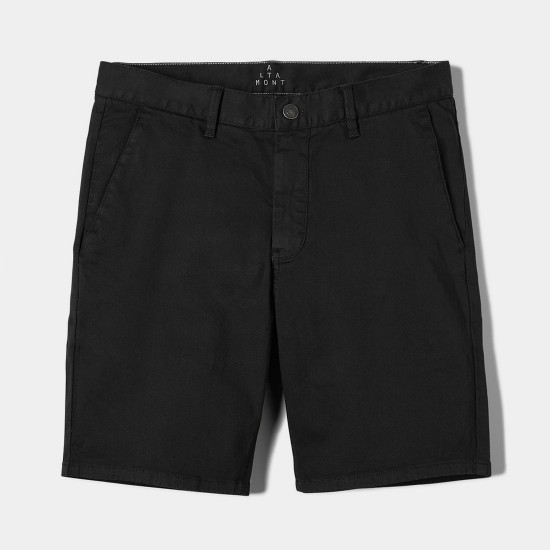 Davis Slim Short Black Grey