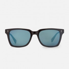 Angelo Sunglasses Black / Blue mirror