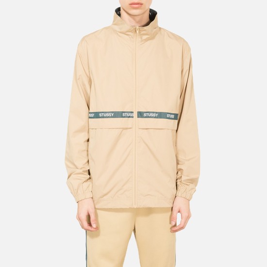 Lewis Track Jacket Beige