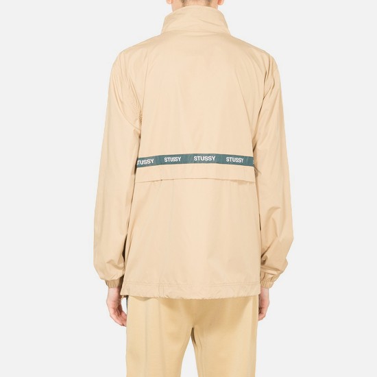 Lewis Track Jacket Beige