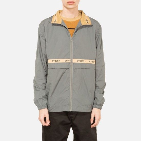 Lewis Track Jacket Grey