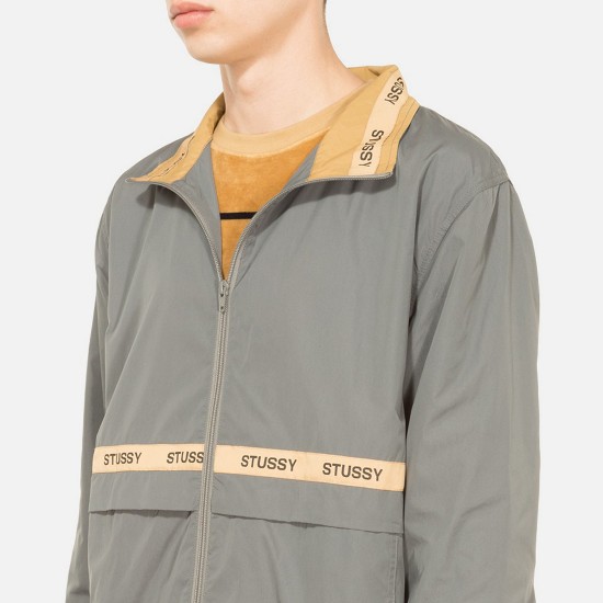 Lewis Track Jacket Grey