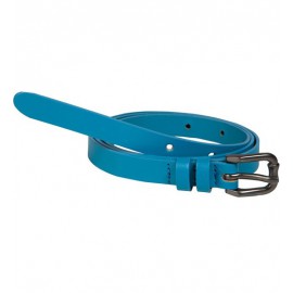 Imelda Leather Belt Blue