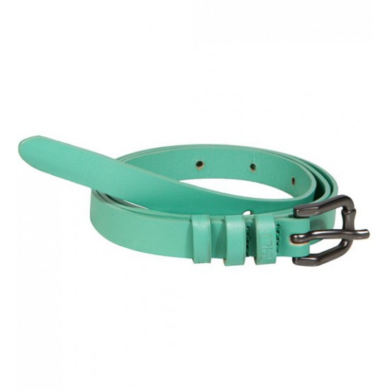 Imelda Leather Belt Green