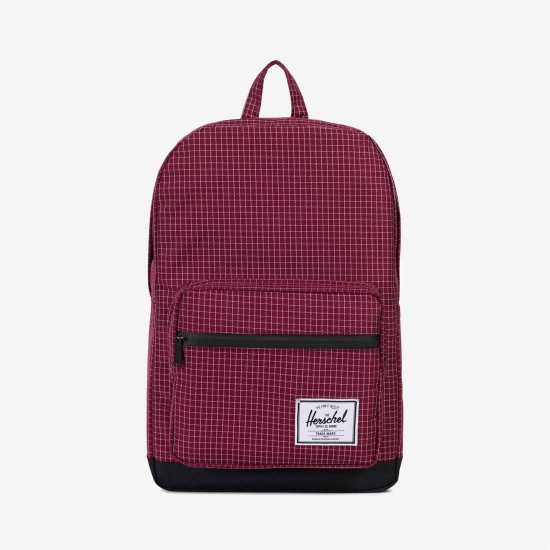 Pop Quiz Backpack Windsor Wine Grid/Black