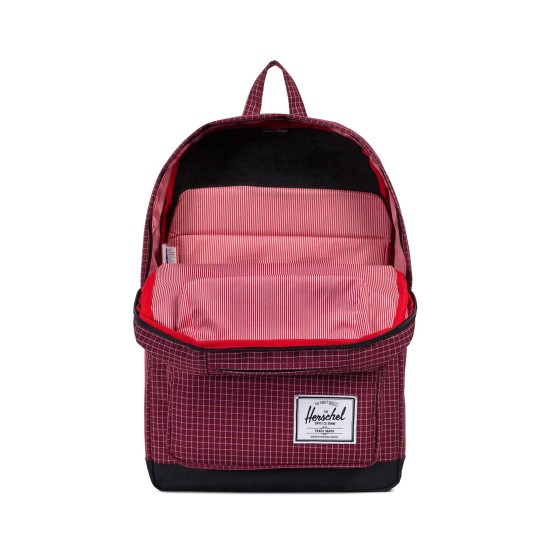 Pop Quiz Backpack Windsor Wine Grid/Black