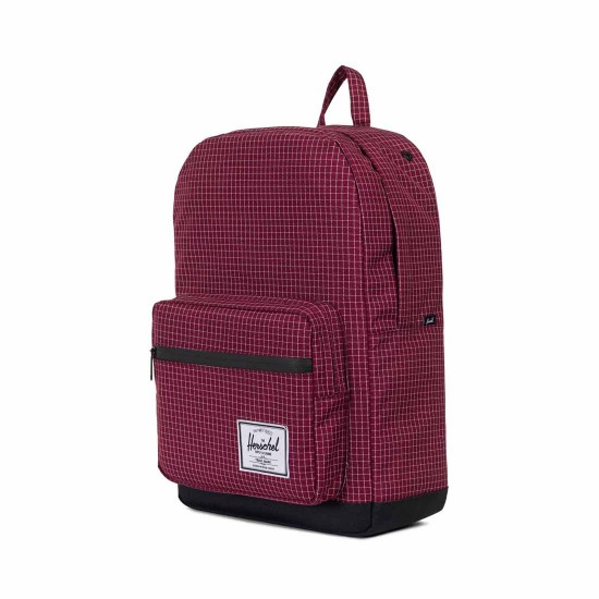 Pop Quiz Backpack Windsor Wine Grid/Black