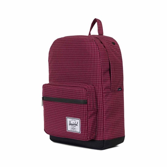 Mochila Pop Quiz Windsor Wine Grid/Black