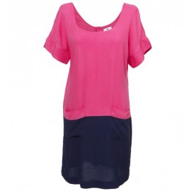 Kamakura Hellen Dress Fuchsia