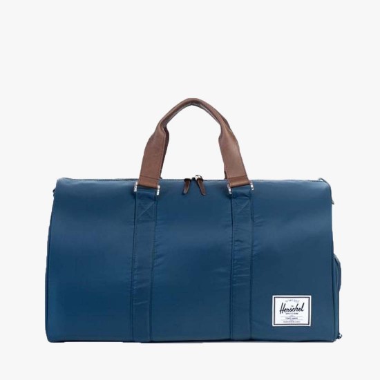 Bossa de mà Novel Navy/Saddle Leather