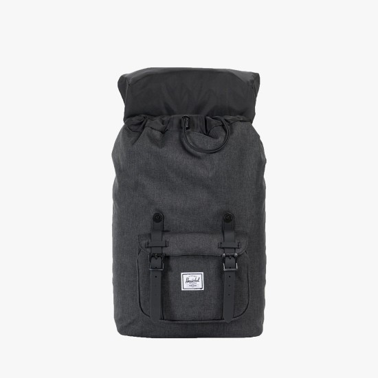 Little America Backpack Mid-Volume Black Crosshatch