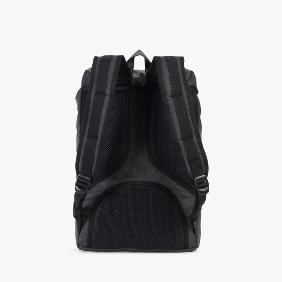 Little America Backpack Mid-Volume Black Crosshatch