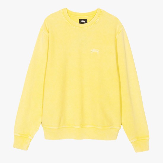 Dessuadora Stock Logo Crew Yellow