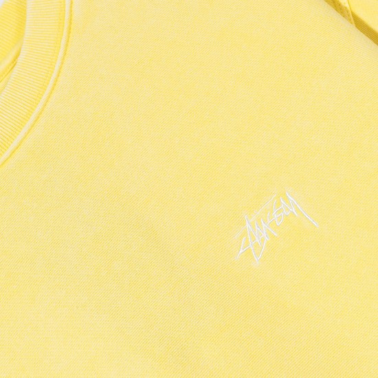 Dessuadora Stock Logo Crew Yellow