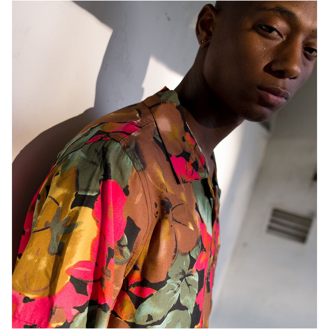 Flower shirt image deals