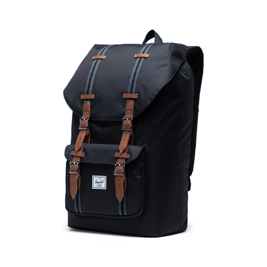 herschel little america backpack black