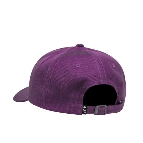 Gorra 6 paneles Huf Script Curved Visor Purple Velvet