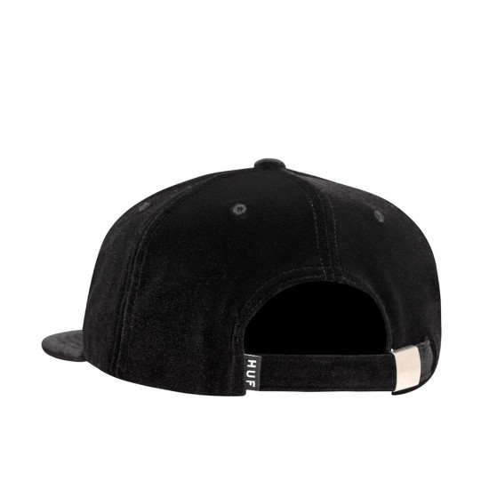 Bed Of Roses 6 Panel Hat Black