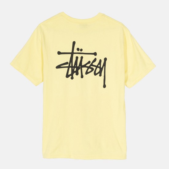 Basic Stüssy Tee Lemon