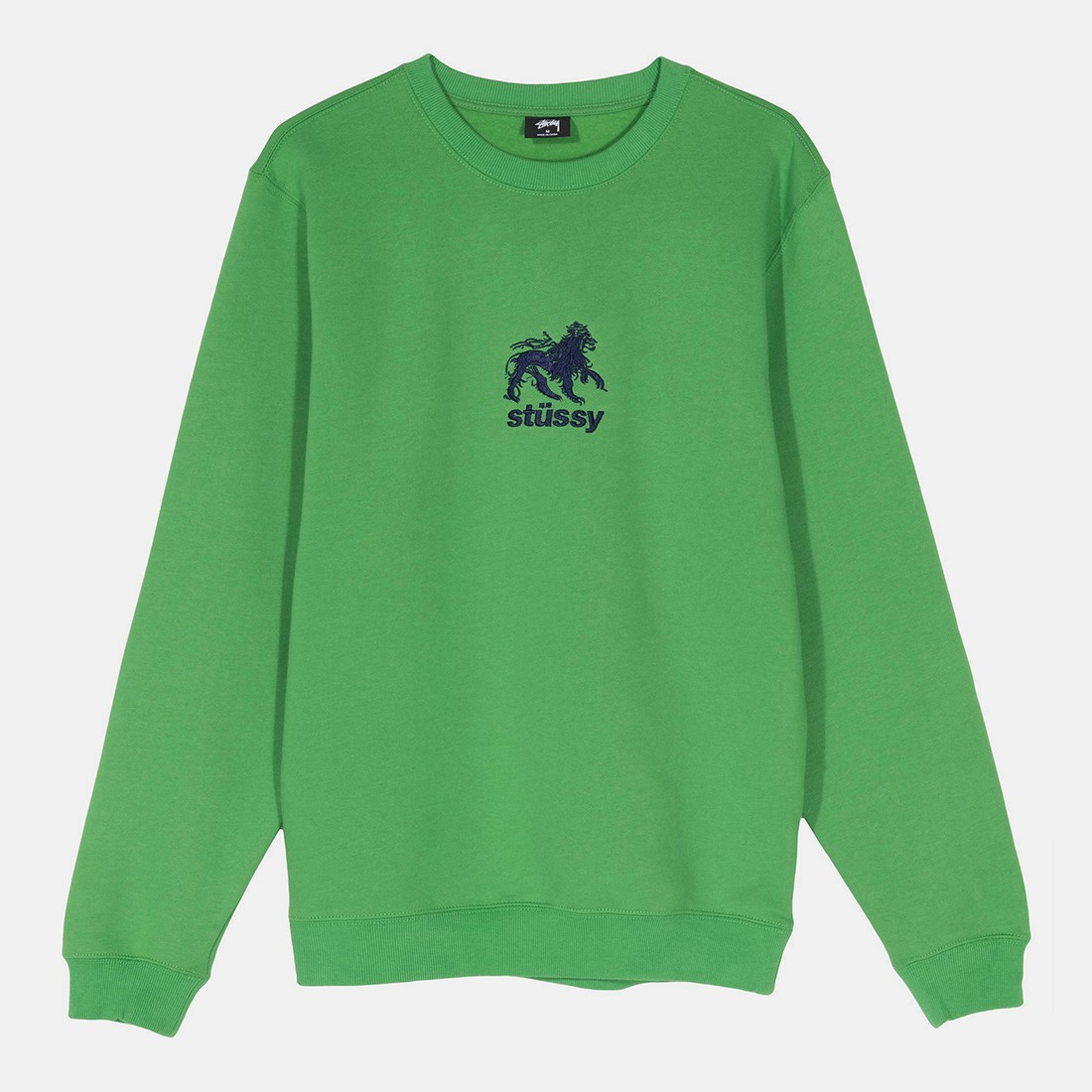 stussy green sweatshirt