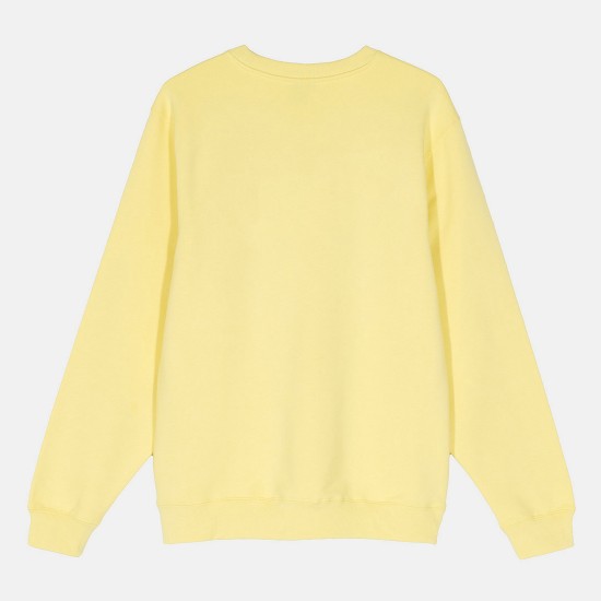 Dessuadora Stüssy Lion Crew Lemon