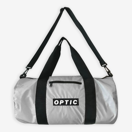 STND Sport Bag - Glow In The Dark Logo and Reflective Fabric - Grey