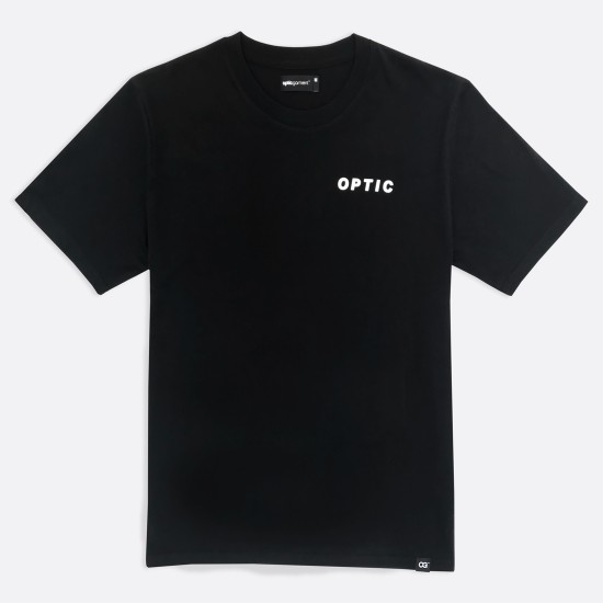 OPTIC Glow in The Dark Tee Black